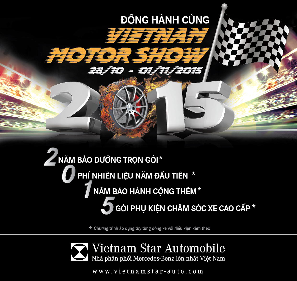 Vietnam Star Automobile khuyến mãi trong dịp Motorshow 2015